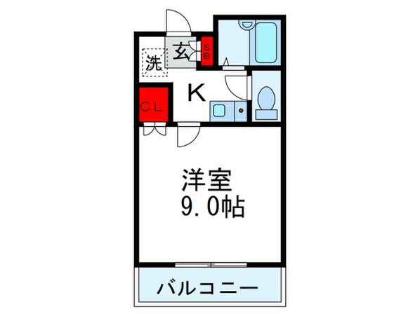 ｱﾙｶｻｰﾙ千里山の物件間取画像